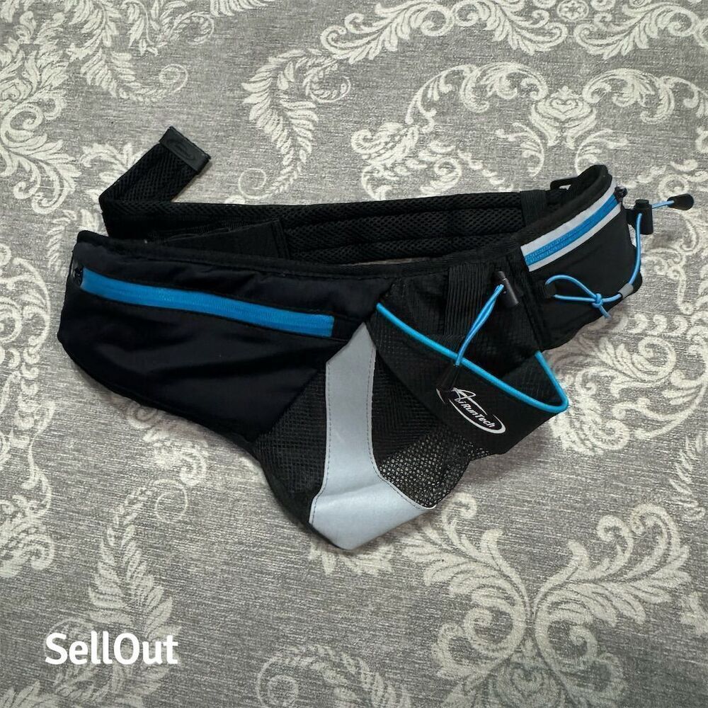 AiRunTech Running Waist Pack with Water Bottle Holder Multicolor